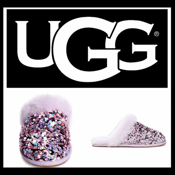 UGG Shoes - 🆕💖💖 UGG PINK SEQUIN SLIPPERS 💖💖🆕